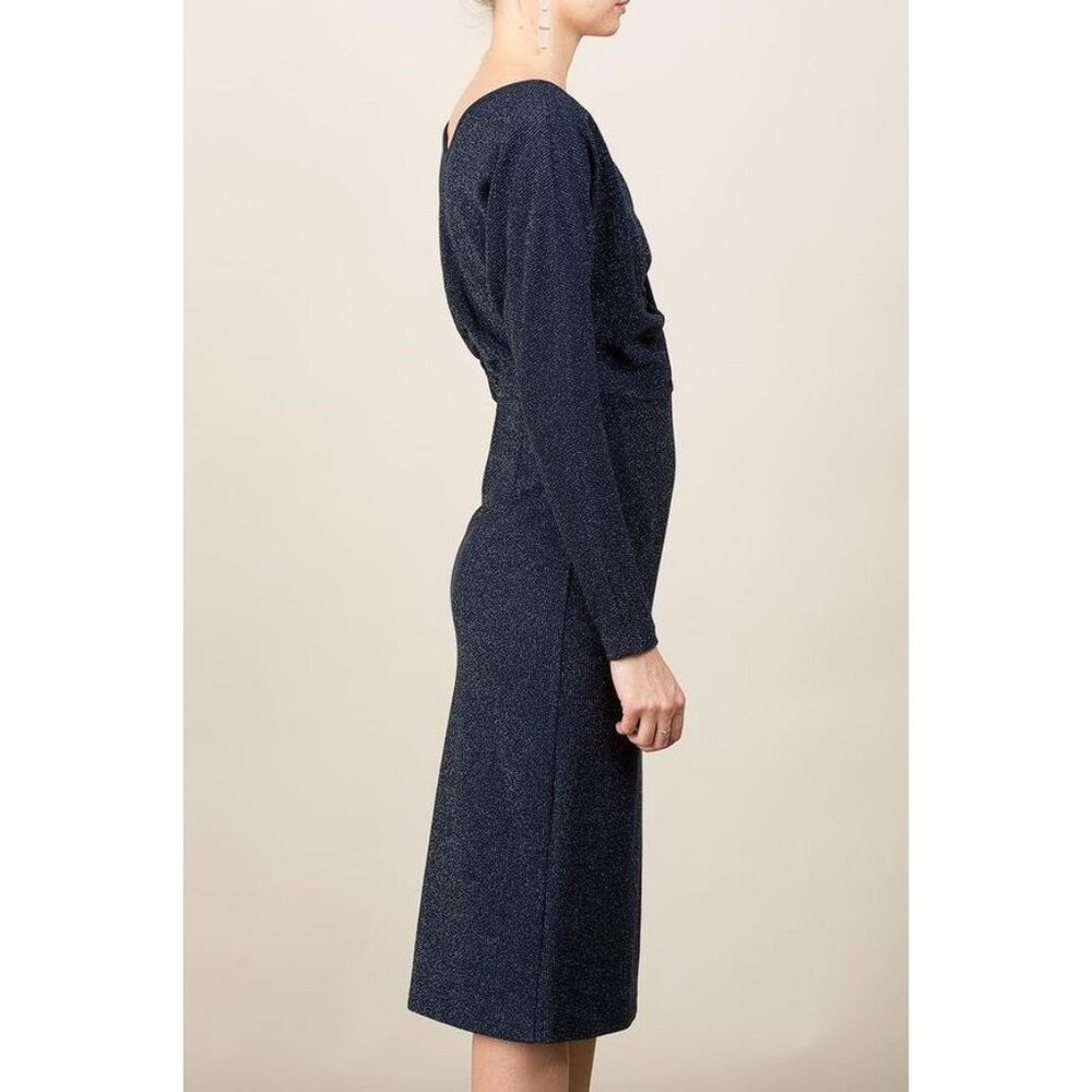 Rachel Comey Midnight Blue Long Sleeve Dress - Picture 2 of 12